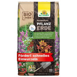 Pflanzenerde gibts auf hagebau.de  schnell und einfach bestellt
