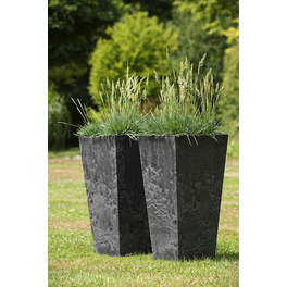 Pflanztopf »Artstone«, Breite: 35 cm, schwarz, Kunststoff