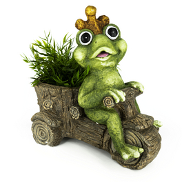 Pflanztopf »Frosch«, BxH: 21 x 32 cm, länglich, Magnesia