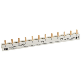Phasenschiene, 63 A, Grau, Universal-Stiftschiene, 3-polig