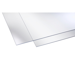 Polystyrolplatte, BxL: 1000 x 1000 mm, Kunststoff, klar