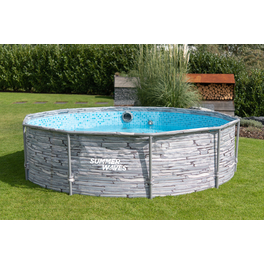 Pool »Active«, steinfarben, ØxH: 305 x 76 cm