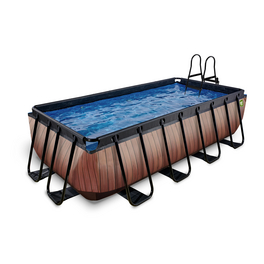 Pool »Wood Pools«, Breite: 250 cm, 7020 l, braun