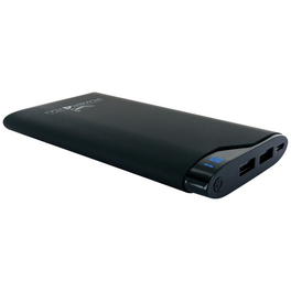 Powerbank, 10 Ah, 5 V, Lithium-Polymer, Schwarz