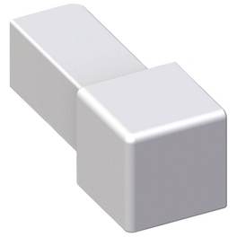 Quadrat-Fliesenecke, Aluminium, geeignet für Quadratprofile 8 mm