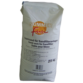 Quarzsand für Sandfilteranlagen, 25 kg, Körnung: 0,4-0,8 mm