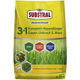 Rasendünger »Komplett-Rasendünger 3in1«, 9 kg, für 250 m²