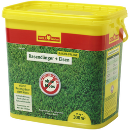 Rasendünger »Plus Eisen L-PM 300«, 7,5 kg, für 300 m², schützt vor Moos