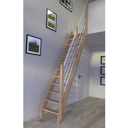 Raumspartreppe »3000«, Buchenholz, 12 Stufen, max. Geschosshöhe 279,5 cm Raumspartreppe »3000«, Buchenholz, 12 Stufen, max. Geschosshöhe 279,5 cm