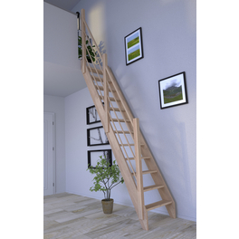 Raumspartreppe »3000«, Buchenholz, 12 Stufen, max. Geschosshöhe 279,5 cm Raumspartreppe »3000«, Buchenholz, 12 Stufen, max. Geschosshöhe 279,5 cm