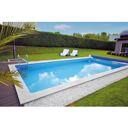 Rechteckpool, weiß, BxHxL: 350 x 150 x 700 cm Rechteckpool, weiß, BxHxL: 350 x 150 x 700 cm