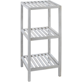 Regal »Norway«, (BxHxT): 36 x 79 x 36 cm, Walnussholz, weiß