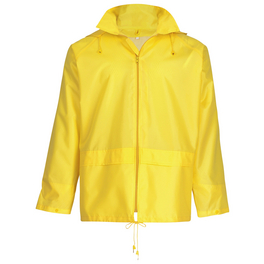 Regenjacke »Basic«, gelb, Polyester, Gr. XL
