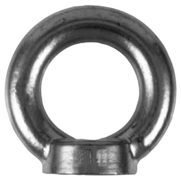 Ringmutter, M10, Silber, Edelstahl