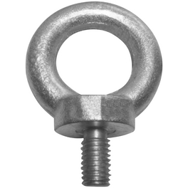 Ringschraube, metrisch, Ø: M6, silberfarben, verzinkter Stahl, 1 Stück