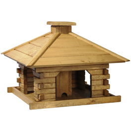 Dobar Vogelhaus Basis 31x28x20cm zum Aufhängen Eiche Braun