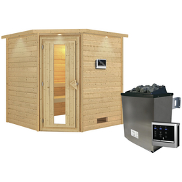 Sauna »Nina«, inkl. 9 kW Saunaofen mit externer Steuerung, für 3 Personen