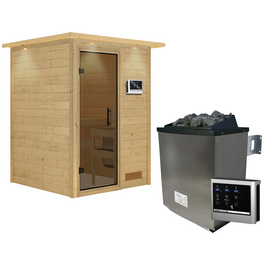 Sauna »Svenja«, inkl. 9 kW Saunaofen mit externer Steuerung, für 3 Personen