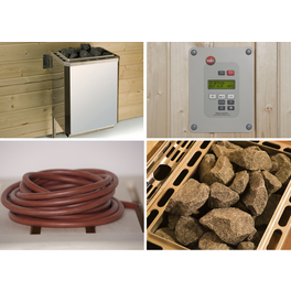 Saunaofen-Set »OS«, inkl. externer Steuerung, 9 kW Saunaofen-Set »OS«, inkl. externer Steuerung, 9 kW