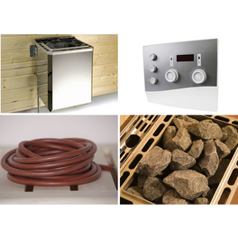 Saunaofen »Technikpaket 2«, inkl. externer Steuerung, 9 kW Saunaofen »Technikpaket 2«, inkl. externer Steuerung, 9 kW