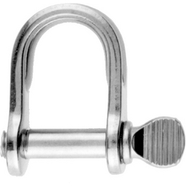 Schäkel, Edelstahl, silberfarben Schäkel, Edelstahl, silberfarben
