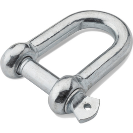 Schäkel, galvanisierter Stahl, grau Schäkel, galvanisierter Stahl, grau