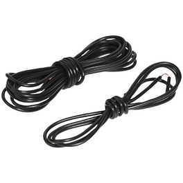 Scheinwerfer und Rücklichtkabel, für Fahrräder, Schwarz, Kunststoff Scheinwerfer und Rücklichtkabel, für Fahrräder, Schwarz, Kunststoff