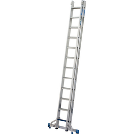 Schiebeleiter »STABILO + S«, 12 Stufen, Aluminium Schiebeleiter »STABILO + S«, 12 Stufen, Aluminium