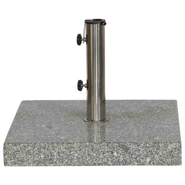 Schirmständer, Edelstahl/Granit, Rohrdurchmesser: 25 - 48 mm
