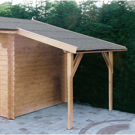 Schleppdach für Gartenhäuser, BxT: 150 x 270 cm, Fichtenholz