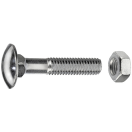 Schlossschraube, ØxL: M6 x 40 mm, Verzinkt, 25 Stück