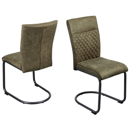 Schwingstuhl-Set »CATALINA«, BxHxT: 43 x 95 x 61 cm, olivgrün