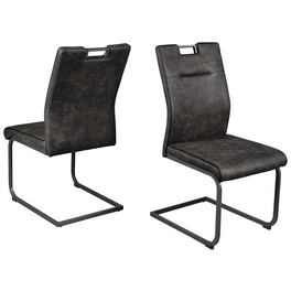 Schwingstuhl-Set »RAPITA«, BxHxT: 50 x 98 x 61 cm, grau