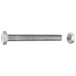 Sechskantschraube, 8 mm, Metall, 15 Stück