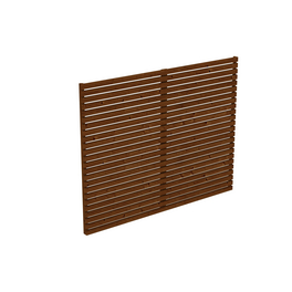 Seitenwand, Breite: 230 cm, nussbaum Seitenwand, Breite: 230 cm, nussbaum