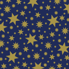 Serviette, Stern, 20 Stk., 33x33 cm, blau