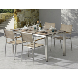 Sessel-Set »SKYE«, 4 Sitzplätze, Edelstahl