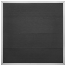 Sichtschutzzaun »Alexos«, WPC/Aluminium, HxL: 180 x 180 cm