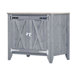 Sideboard »Typ 564«, für Outdoorküche, Holz, hellgrau, 1 Fachböden