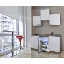 Singleküche »KB150ESW«, mit E-Geräten, Gesamtbreite: 150 cm