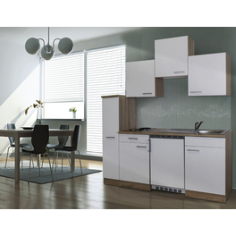 Singleküche »KB180ESGC«, mit E-Geräten, Gesamtbreite: 180 cm