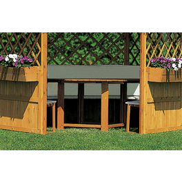 Sitzauflage, BxH: 121 x 3 cm, beige, Baumwolle
