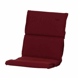 Sitzauflage »Stella«, rot, unifarben, BxL: 48 x 100 cm
