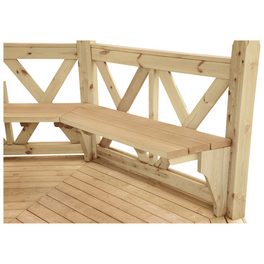 Sitzbank »Kreta 8«, Holz, beige