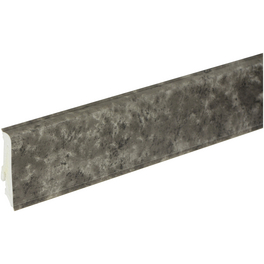 Sockelleiste, Lava grau, PVC, LxHxT: 240 x 5,9 x 1,7 cm