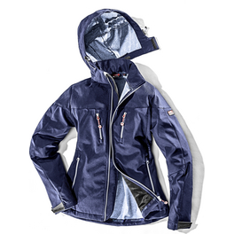 Softshelljacke, marine, Elastan/Polyester, Gr. XL