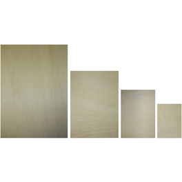 Sperrholz-Platte, 297 x 210 mm, Sperrholz, pappelfarben