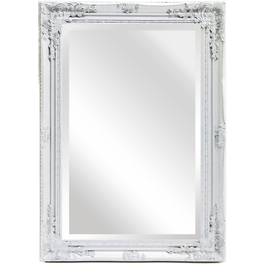 Spiegel »Bilbao«, weiß, Holz, Breite: 53 cm