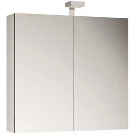 Spiegelschrank, 2-türig, LED, BxH: 80 x 70 cm