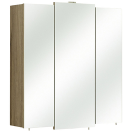 Spiegelschrank »Livorno«, 3-türig, LED, BxH: 68 x 73 cm